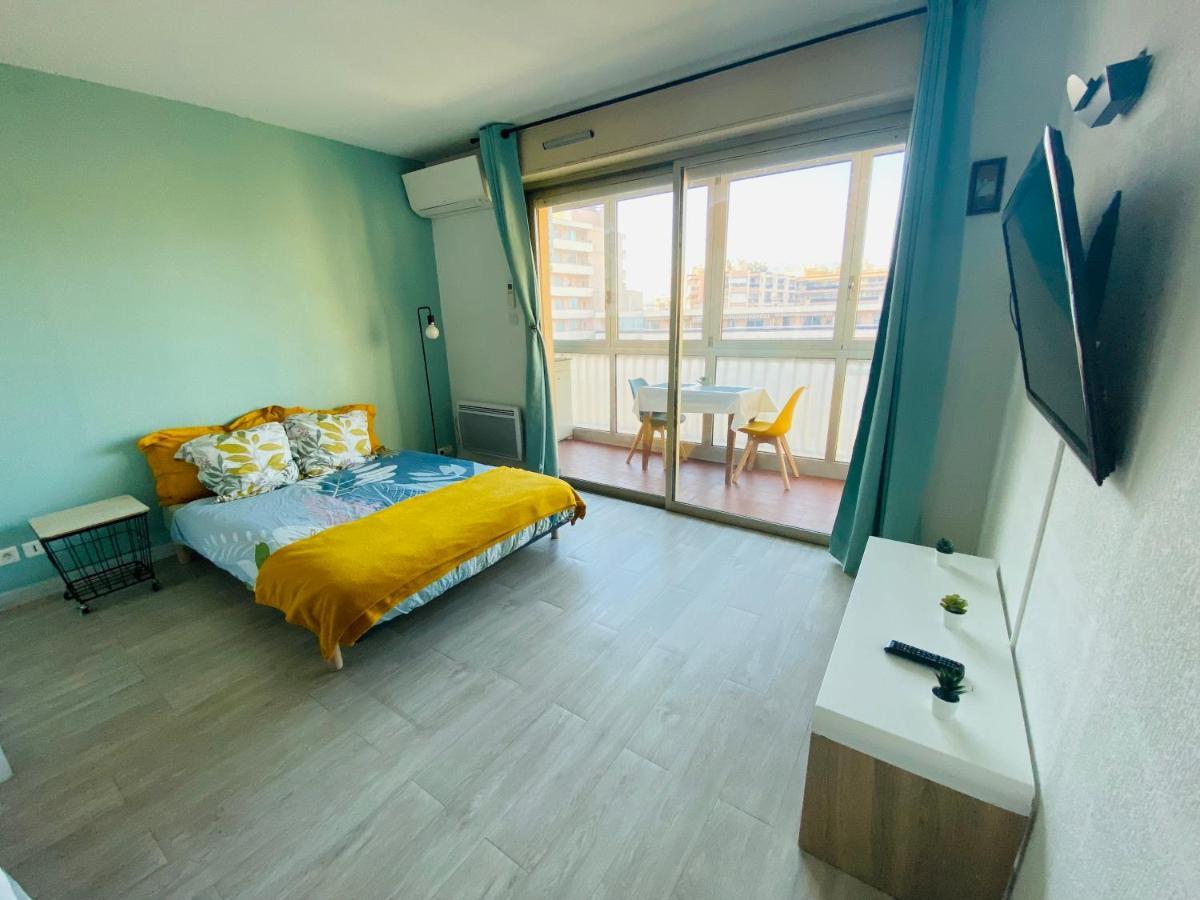 Coquet Logement Front De Mer Cagnes-sur-Mer Luaran gambar